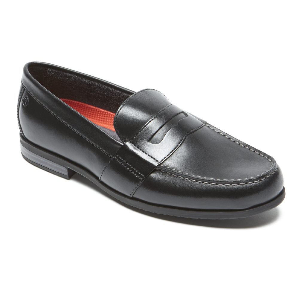 Rockport Mens Classic Lite 2 Penny - Loafers Black - IAH034589